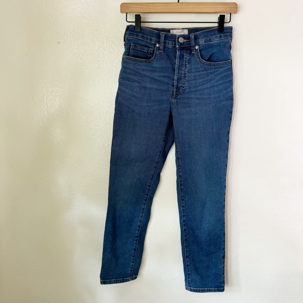 Everlane | High Rise Slim Straight Jeans